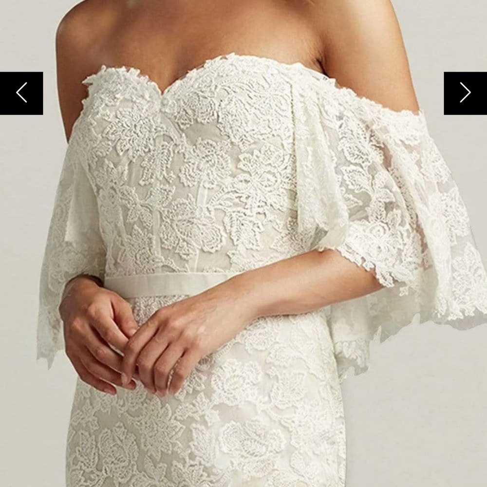 Tadashi Shoji - Madryn Embroidered Off-The-Shoulder Dress